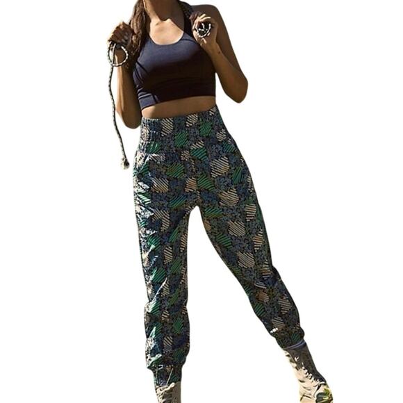 FP Movement by Free People Pants - Free People The Way Home Printed Joggers - Daisy Check Combo Size S New w/o Tag